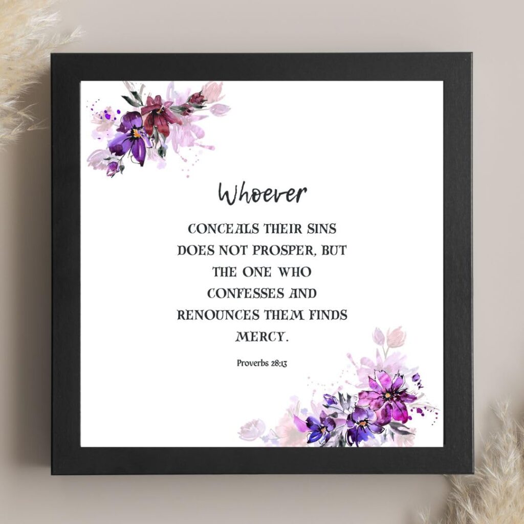 Kagaz Kala – Bible Verses Wall Frames – Bible Verses Wall Decor for Prayer Room Living Room – Christian Home Decor – Square 9×9 Inches (Whoever, Black)