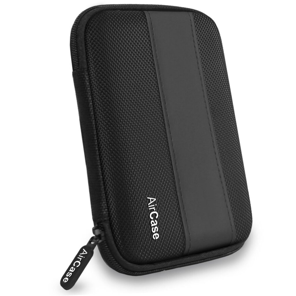 AirCase 2.5″ Hard Drive Case | Shockproof EVA & Nylon Organizer Pouch